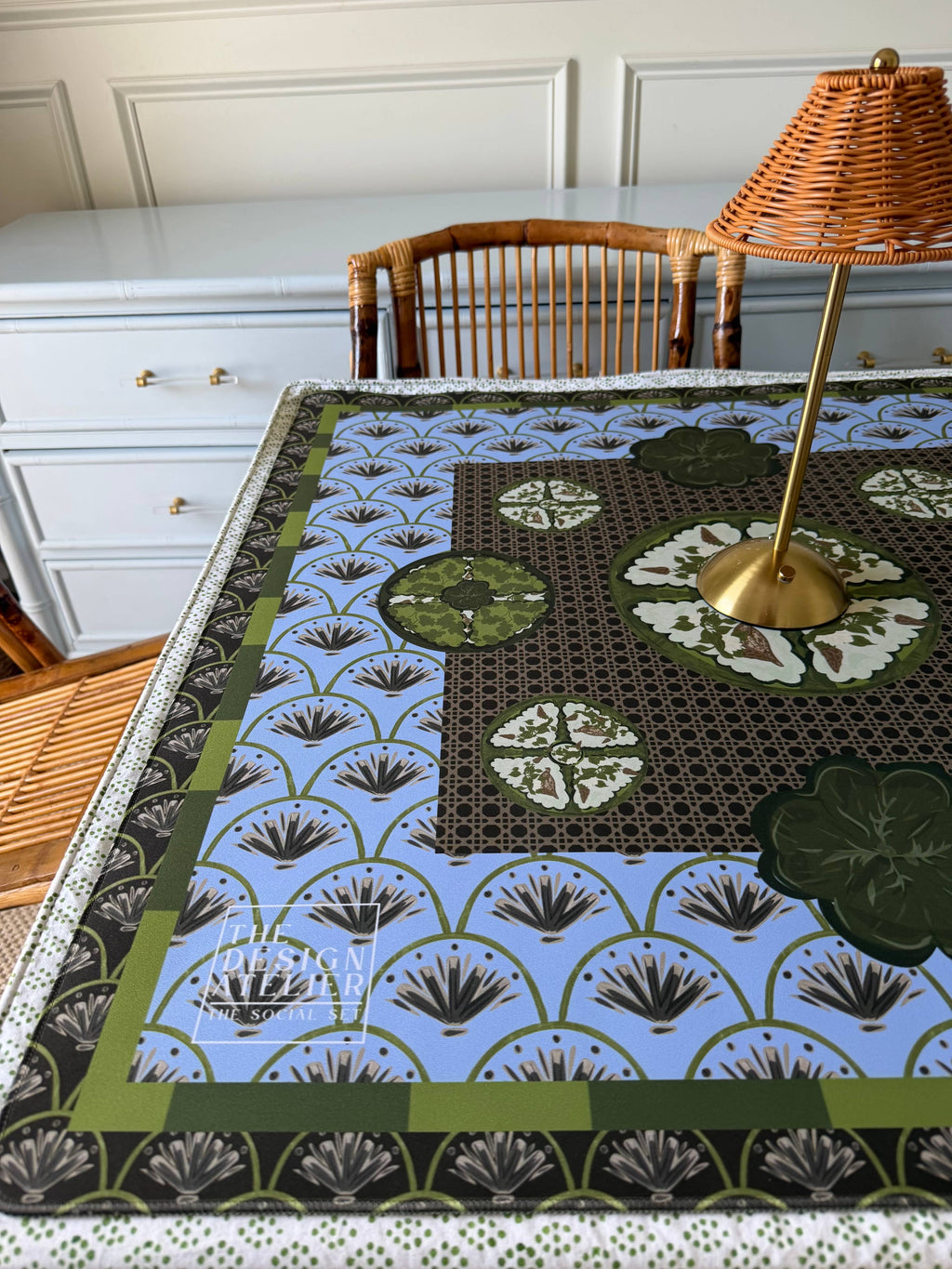 Verdant Moss 32.5”x 32.5” Mahjong Mat- RESTOCKING in NOVEMBER