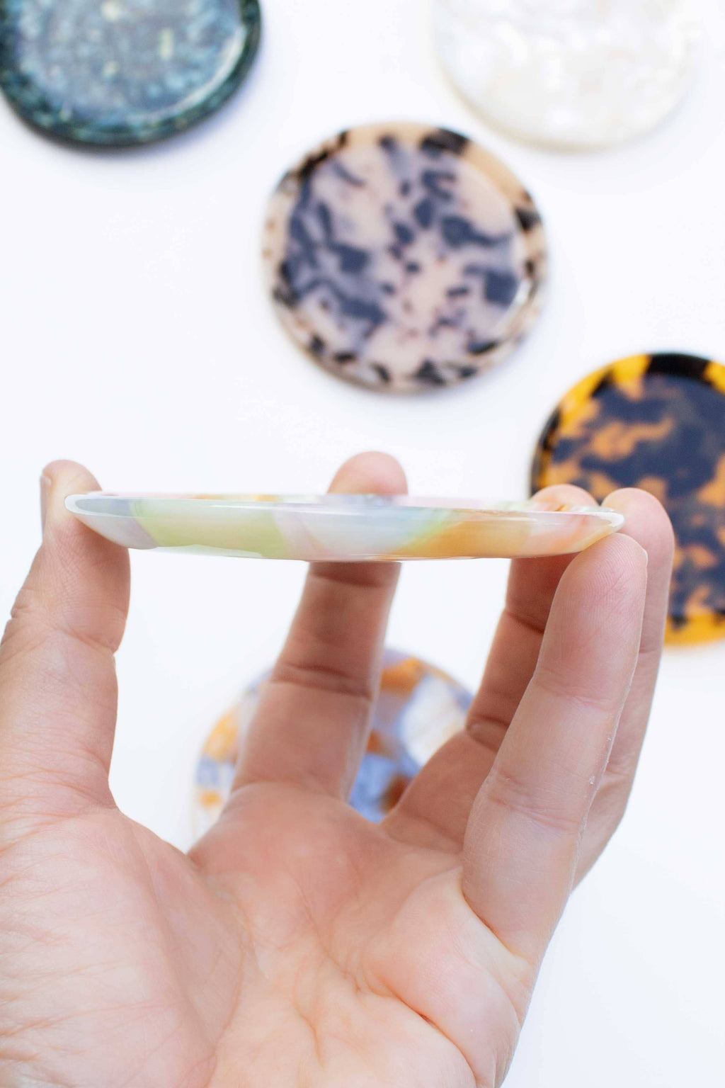 Round Trinket Tray & Dice Dish