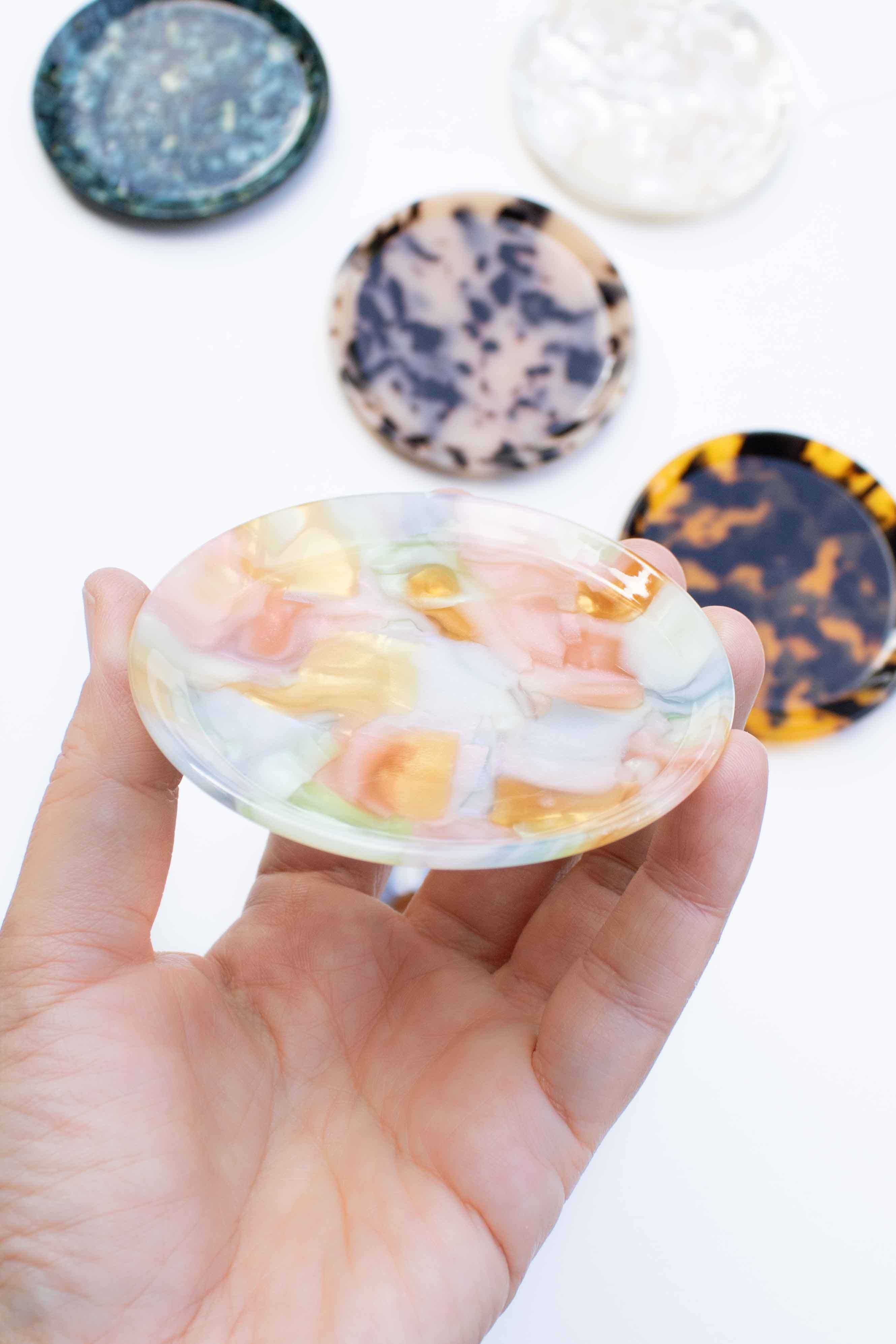Round Trinket Tray & Dice Dish