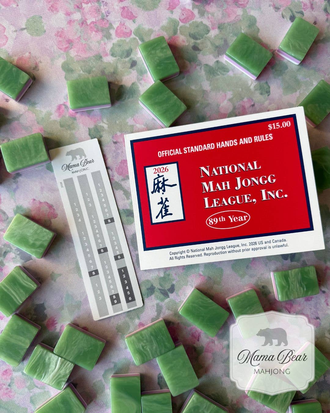 Mahjong LINE ID Stickers - 2026 edition - Standard and Large size