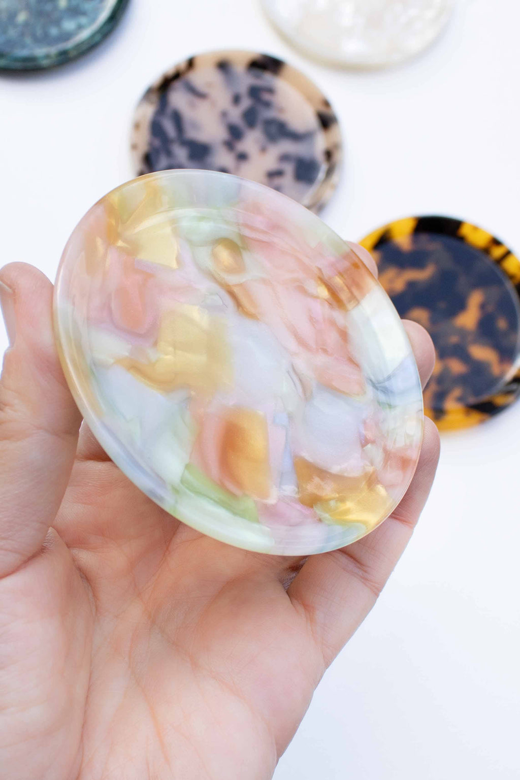 Round Trinket Tray & Dice Dish