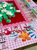 Mahjong Mat Preppy Christmas