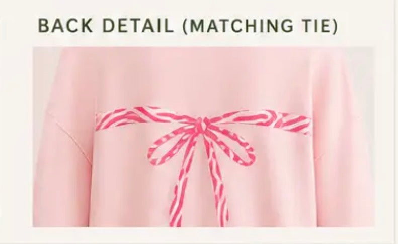 Patterned Bikini Mock Neck Sweatshirt – PREORDER (EARLY JANUARY)