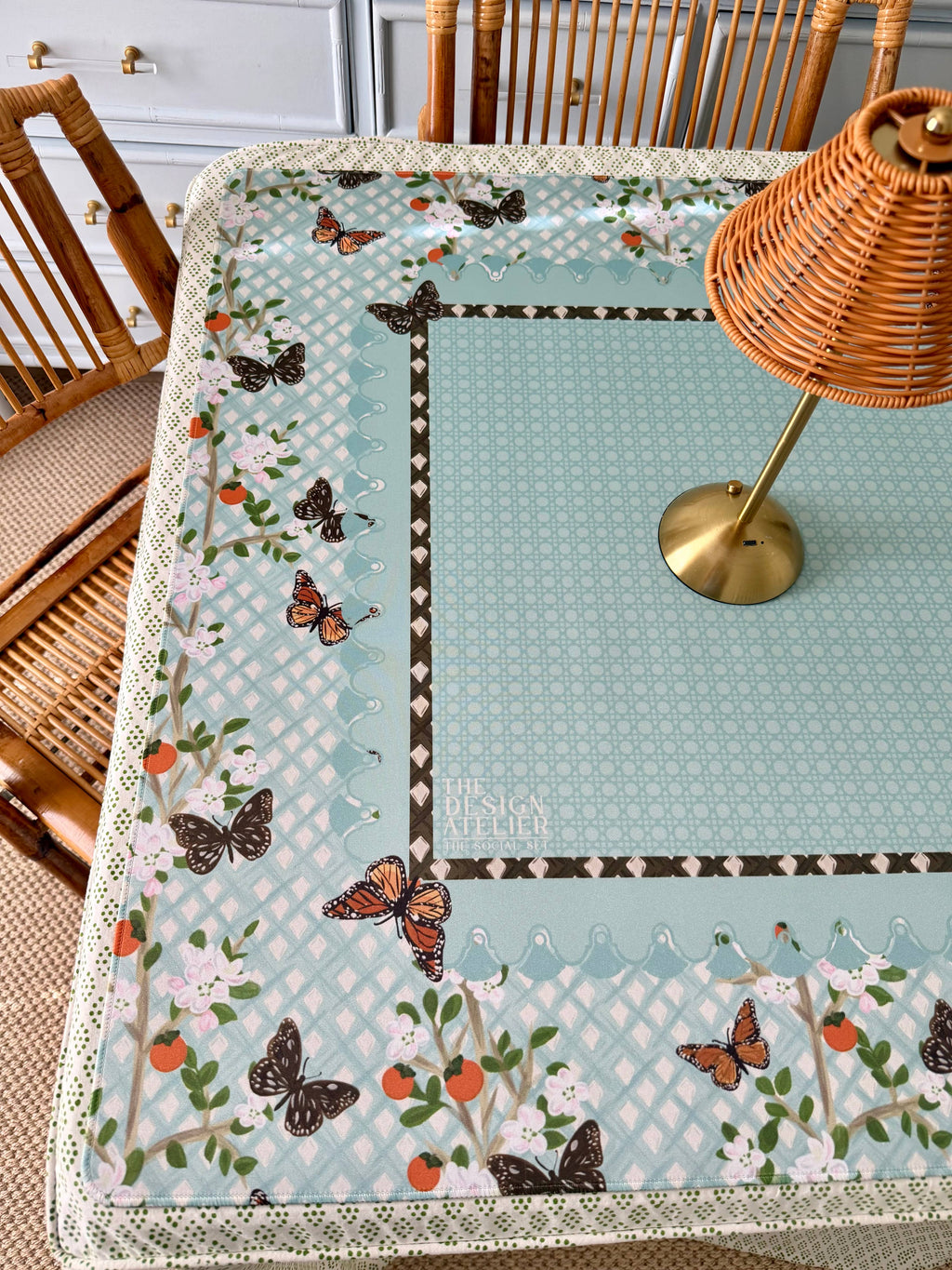 The Linden House Mahjong Mat - 32.5" x 32.5"