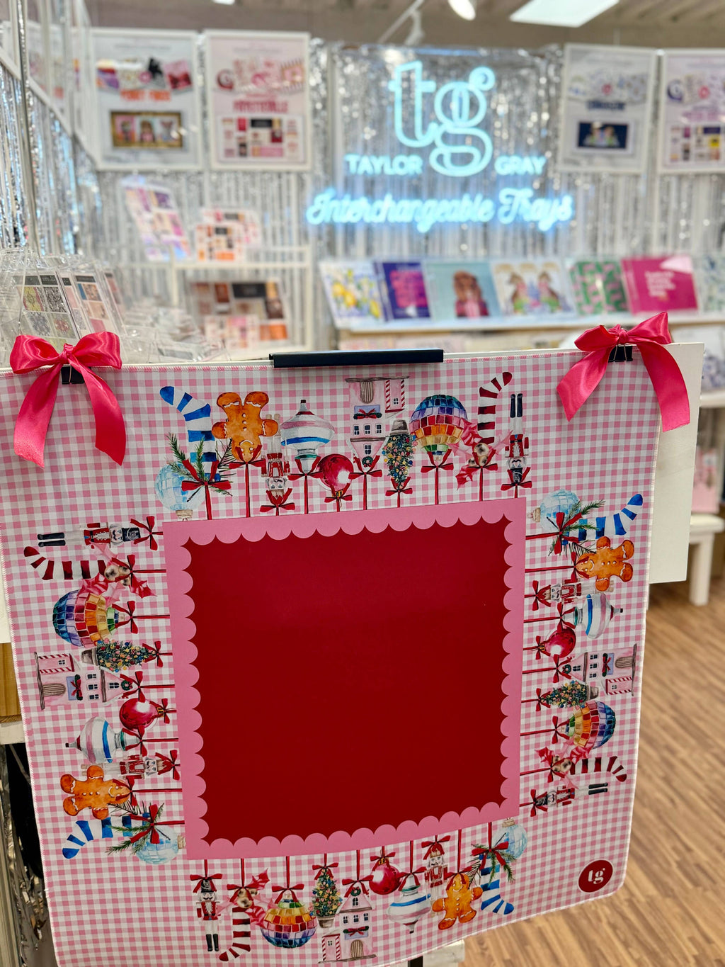 Mahjong Mat Preppy Christmas